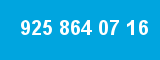 925 864 07 16 925 864 07 16
